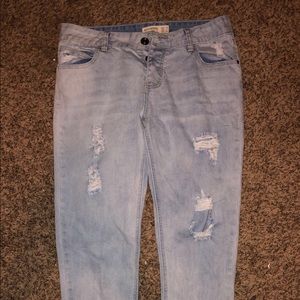 Cotton on light wash jeans